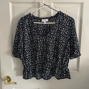 Topshop Morgan Printed Blouse - sz 12